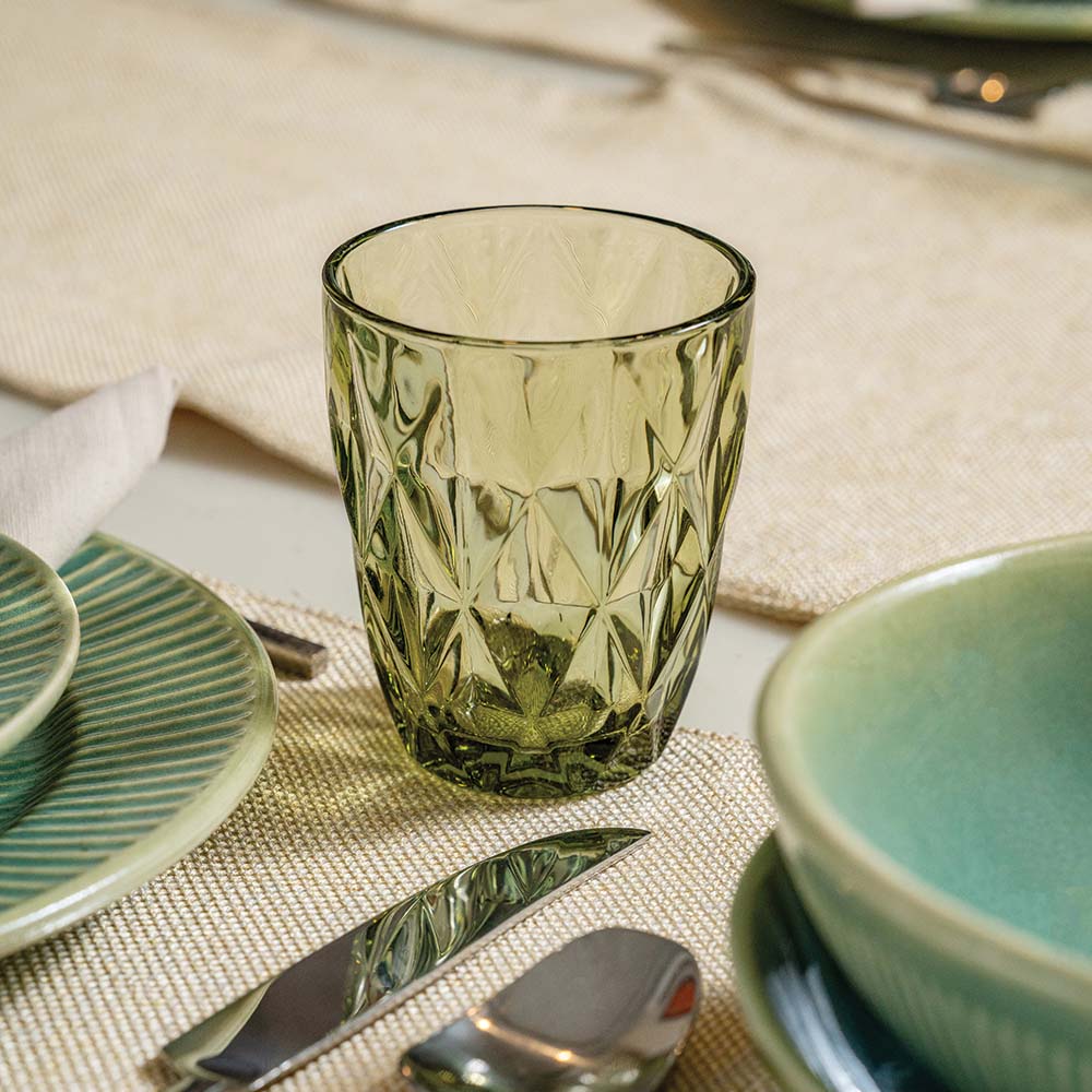 Green Water Glass (Set of 4)