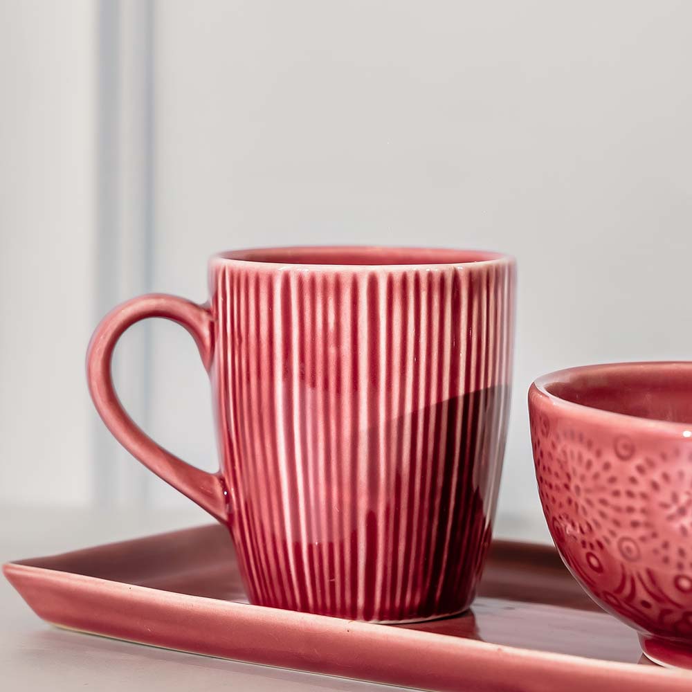 Scarlet Line Mug (Set of 2)