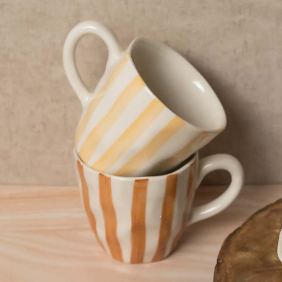 The Daily Yellow Mugs (Set of 2)