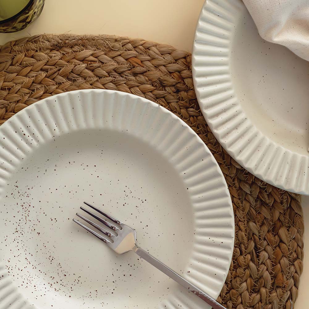 White Pasta Plate