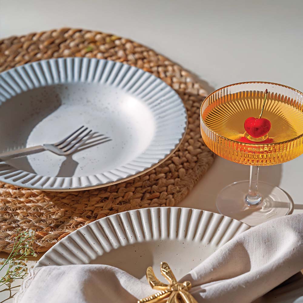 White Pasta Plate