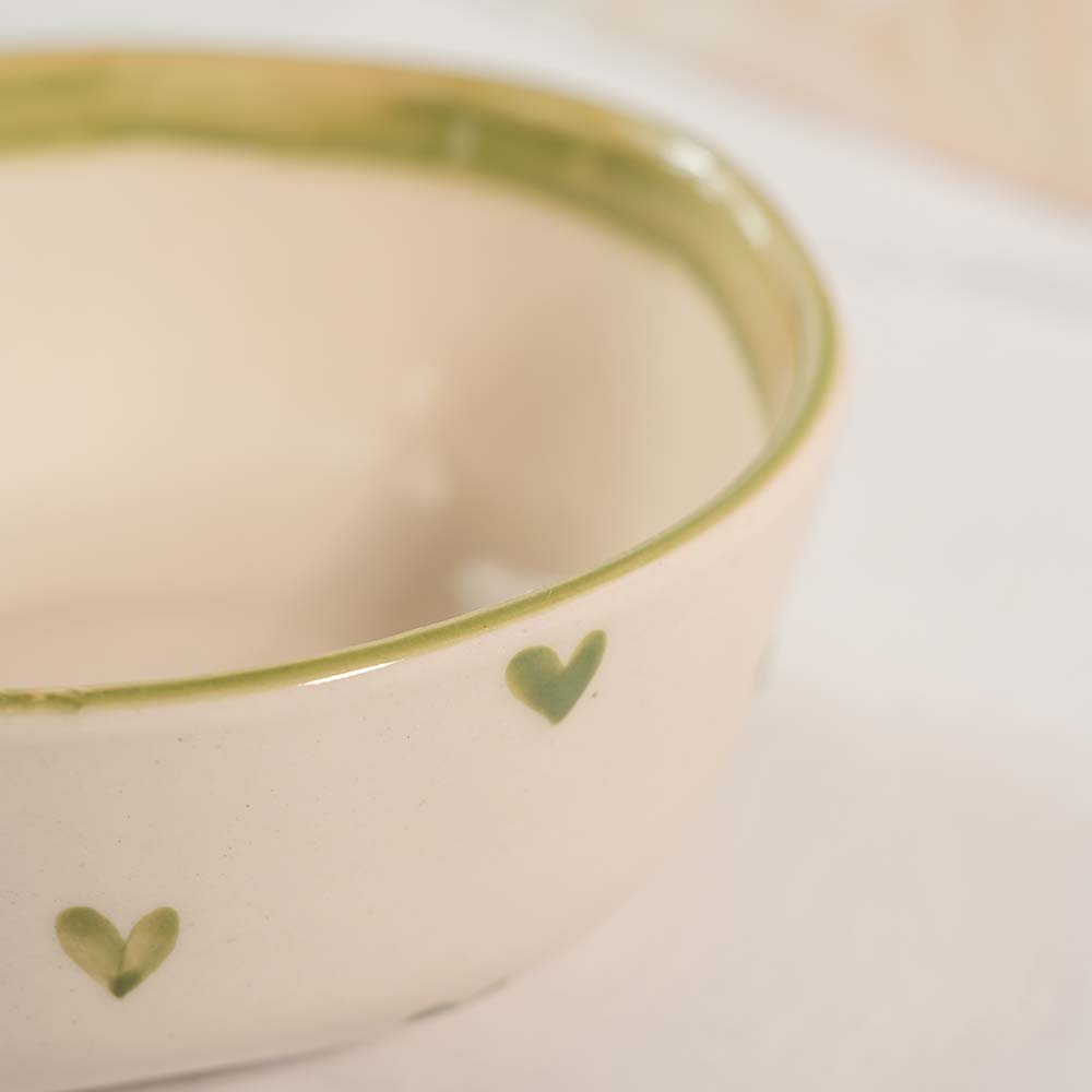 Lovestruck Green Bowl