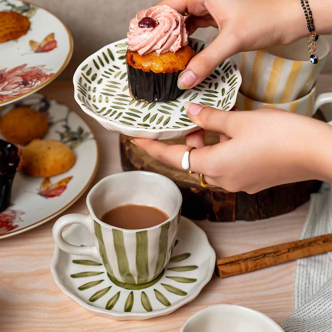 Olive Green Daily Plates (Set of 2)