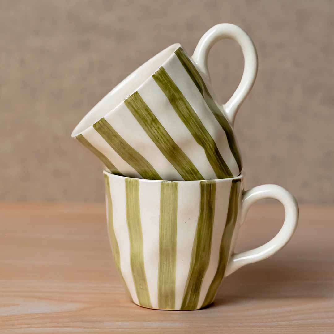 The Daily Olive Mugs (Set of 2)