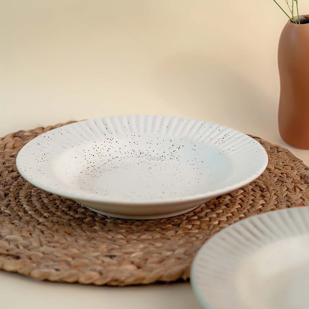 Pasta plates white best sale